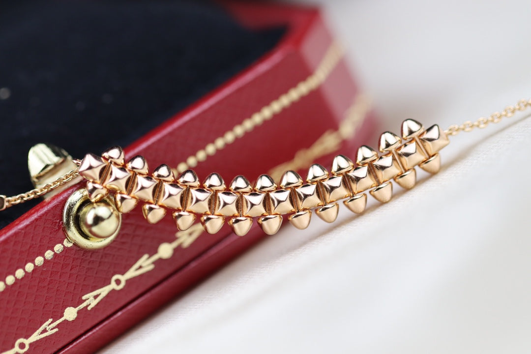 [⭐Corinne]CLASH PINK GOLD NECKLACE