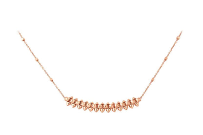 [⭐Corinne]CLASH PINK GOLD NECKLACE
