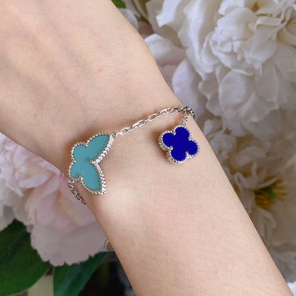 [⭐Corinne]LUCKY SPRING SILVER BRACELET 4 MOTIF