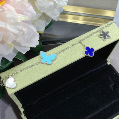 [⭐Corinne]LUCKY SPRING SILVER BRACELET 4 MOTIF