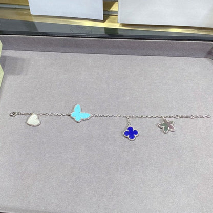 [⭐Corinne]LUCKY SPRING SILVER BRACELET 4 MOTIF