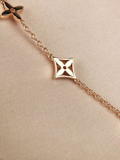 [⭐Corinne]STAR AND SUN 7 MOTIFS GOLD BRACELET