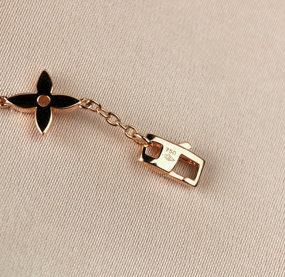 [⭐Corinne]STAR AND SUN 7 MOTIFS GOLD BRACELET
