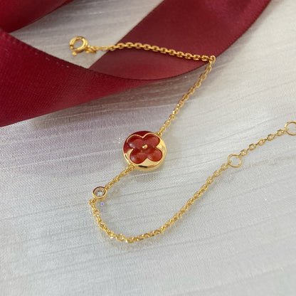 [⭐Corinne]SUN PEDANT CARNELIAN BRACELET
