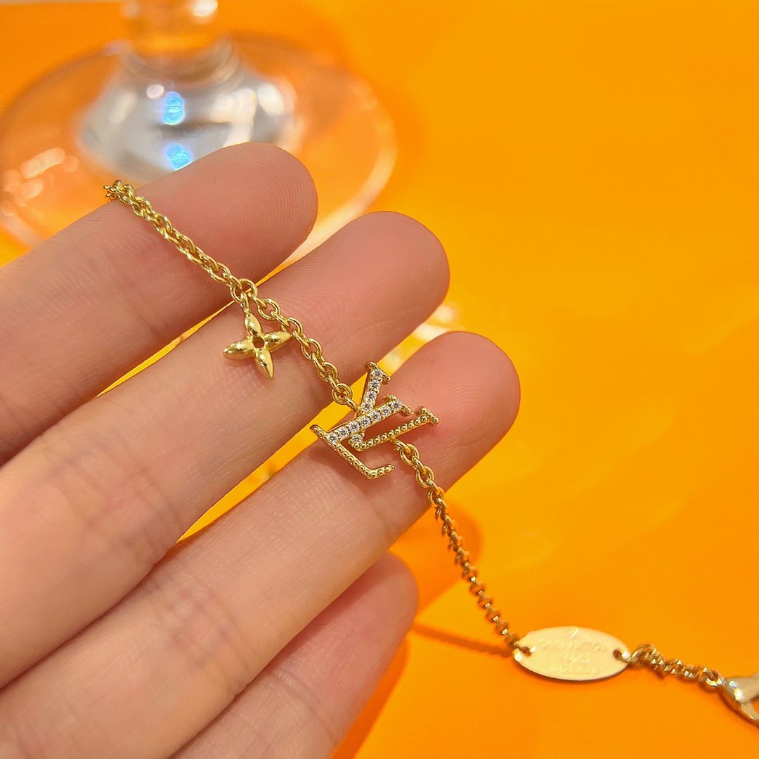 [⭐Corinne]LOGO STAR MOTIF GOLD BRACELET