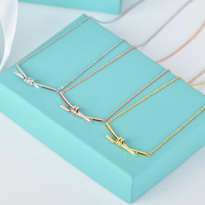 [Corinne]KNOT NECKLACE