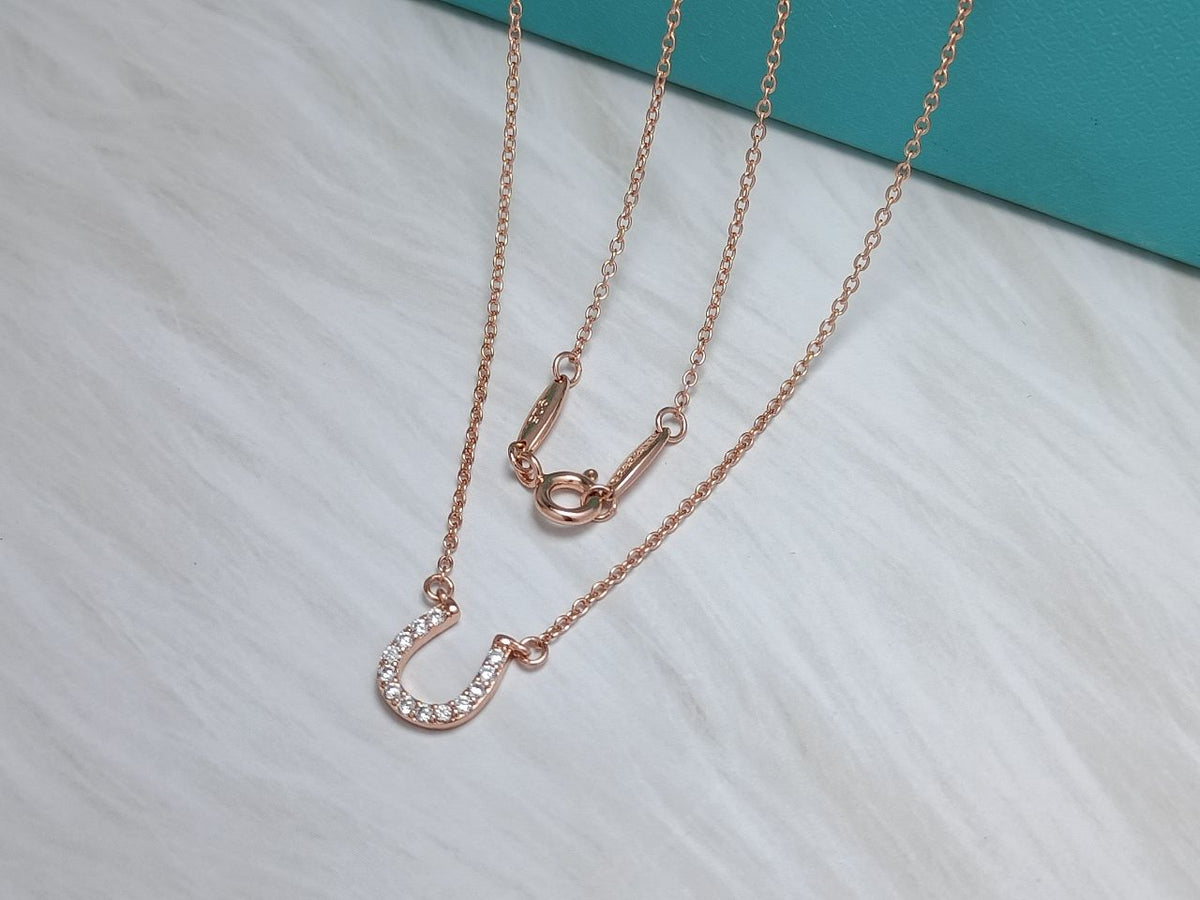 [Corinne]U PEDANT DIAMOND NECKLACE