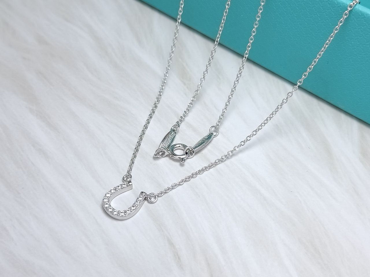 [Corinne]U PEDANT DIAMOND NECKLACE