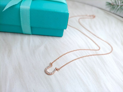 [Corinne]U PEDANT DIAMOND NECKLACE