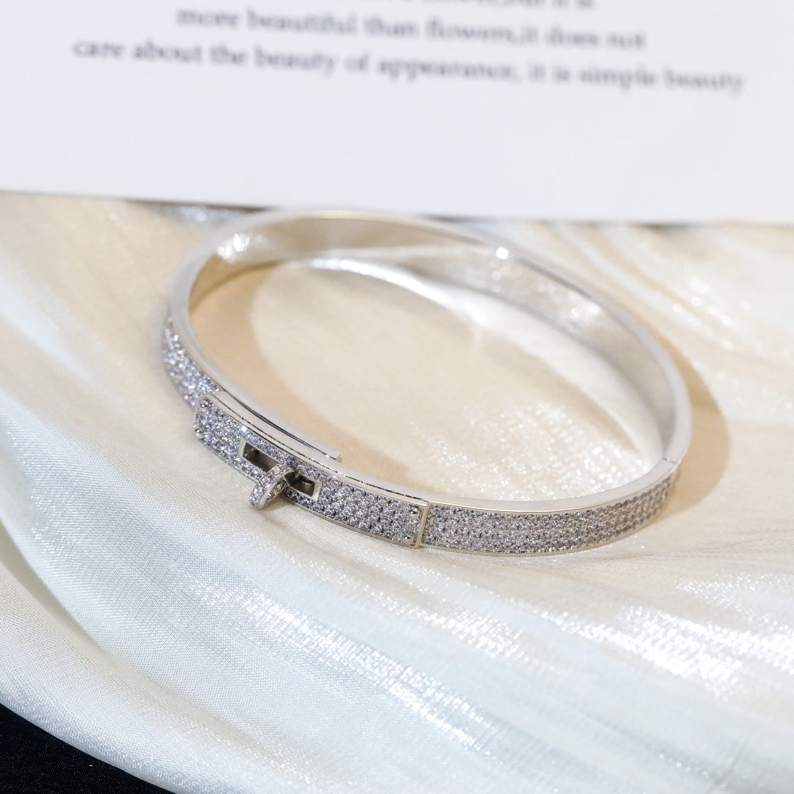 [⭐Corinne]KELLY BRACELET DIAMOND PAVED
