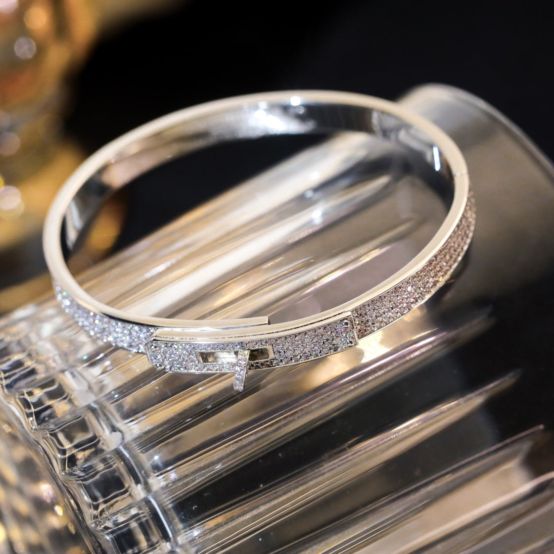[⭐Corinne]KELLY BRACELET DIAMOND PAVED
