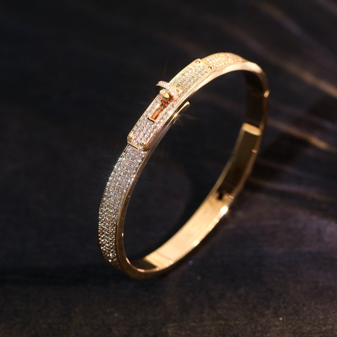 [⭐Corinne]KELLY BRACELET DIAMOND PAVED