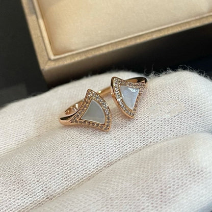 [⭐Corinne]DREAM MOP DIAMOND OPEN RING