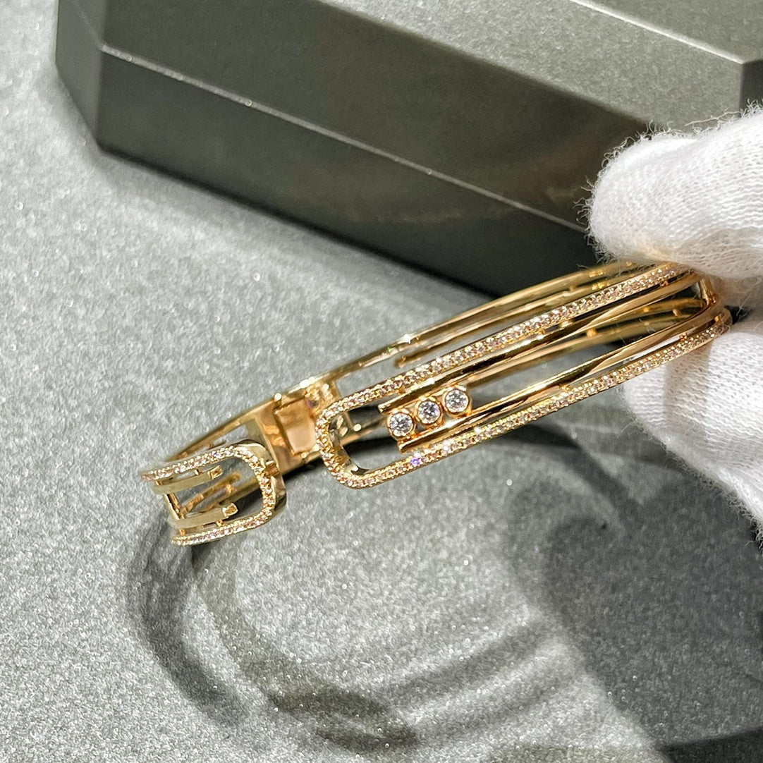 [⭐Corinne]MOVE 10TH PAVED DIAMOND BRACELET