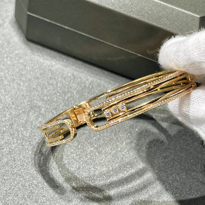 [⭐Corinne]MOVE 10TH PAVED DIAMOND BRACELET