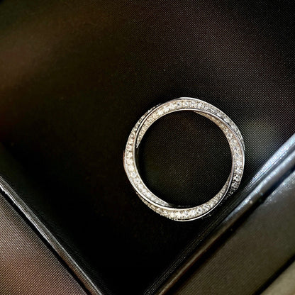 [Corinne]SPIRAL DIAMOND RING