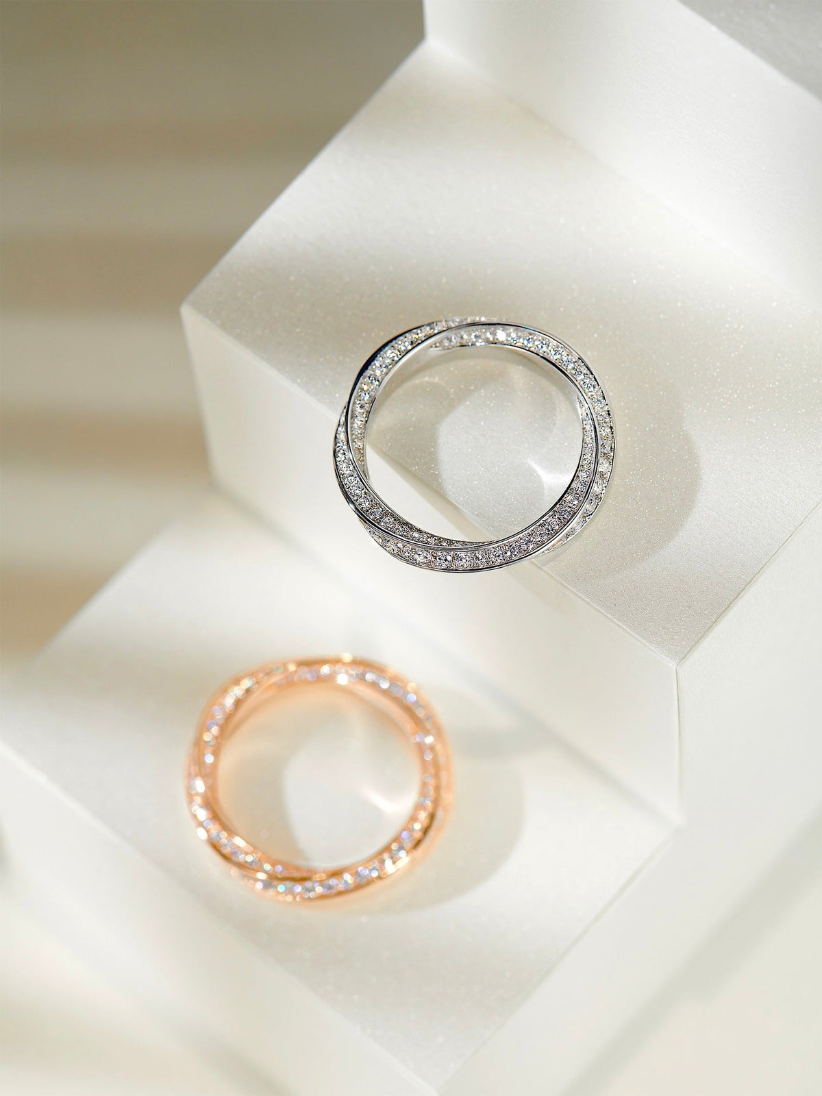 [Corinne]SPIRAL DIAMOND RING