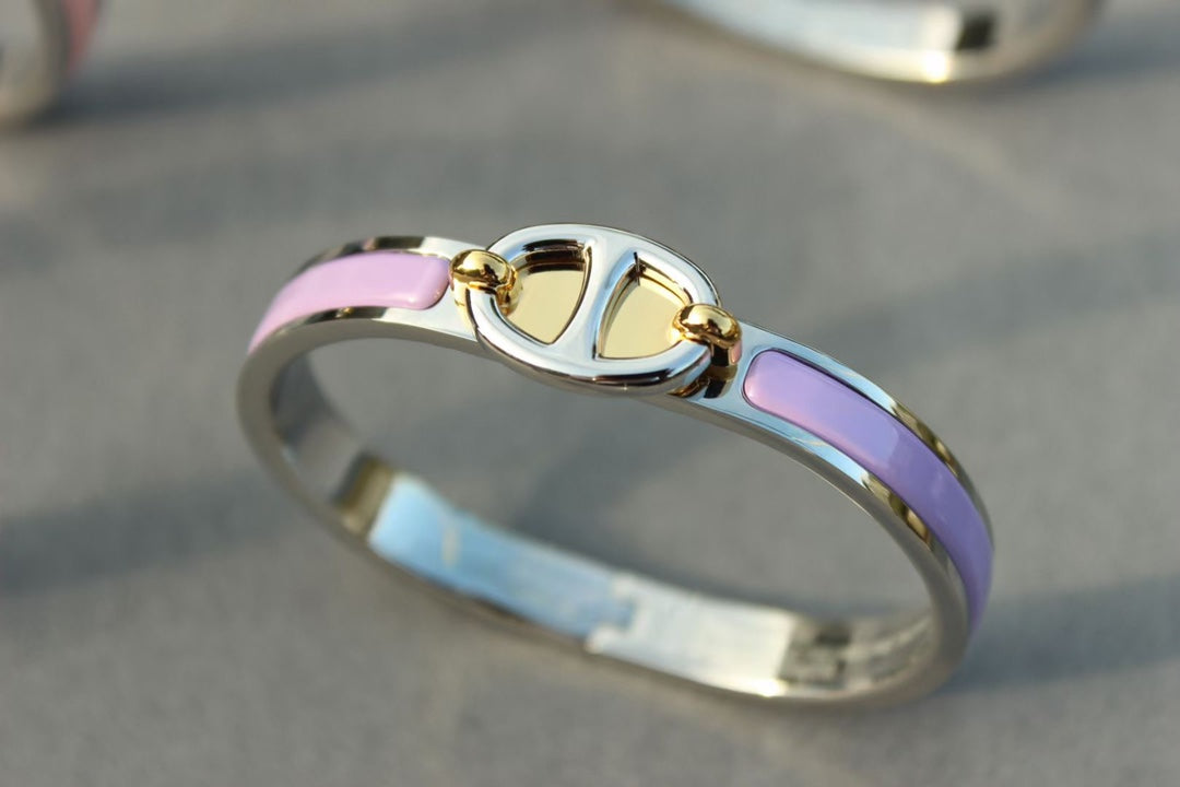 [⭐Corinne]CLIC CHAINE SILVER BRACELET