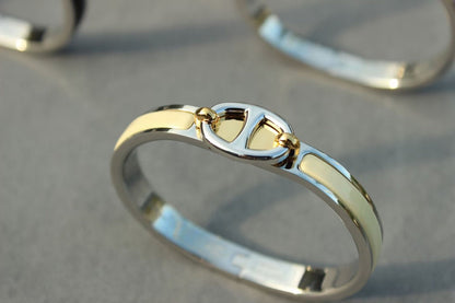 [⭐Corinne]CLIC CHAINE SILVER BRACELET