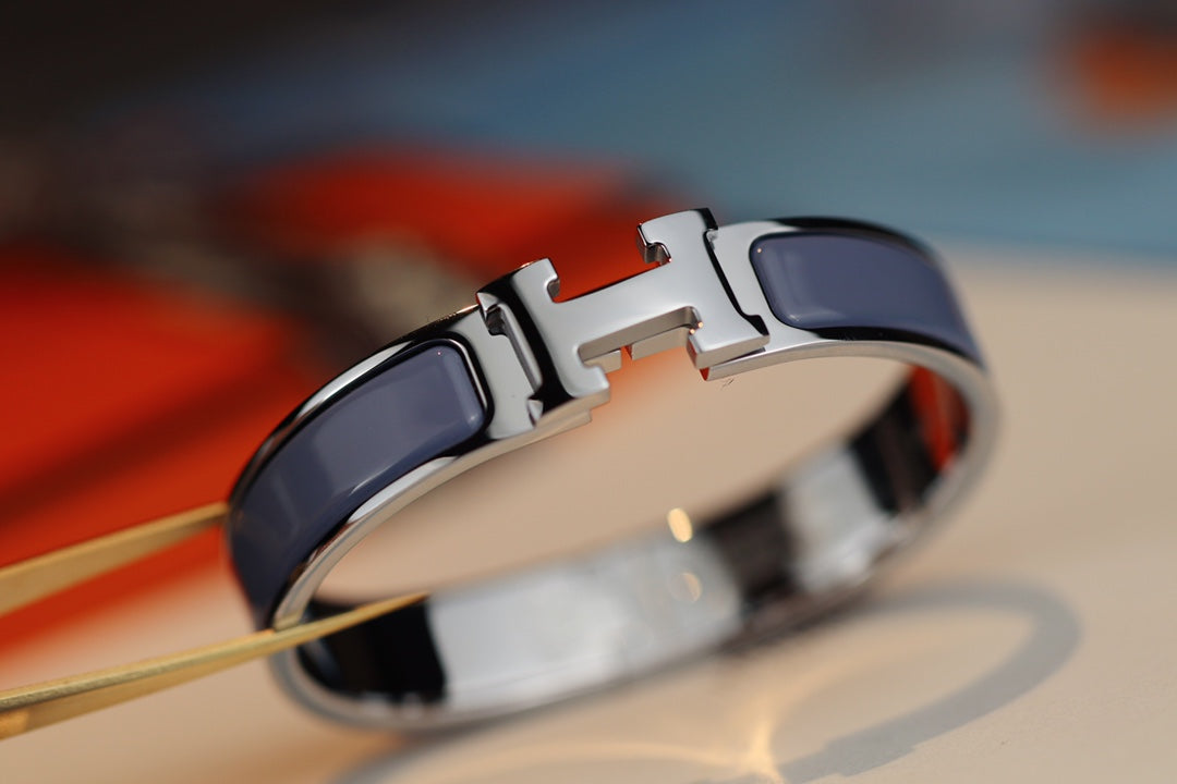 [⭐Corinne]H BRACELET 12MM BLUE GRAY