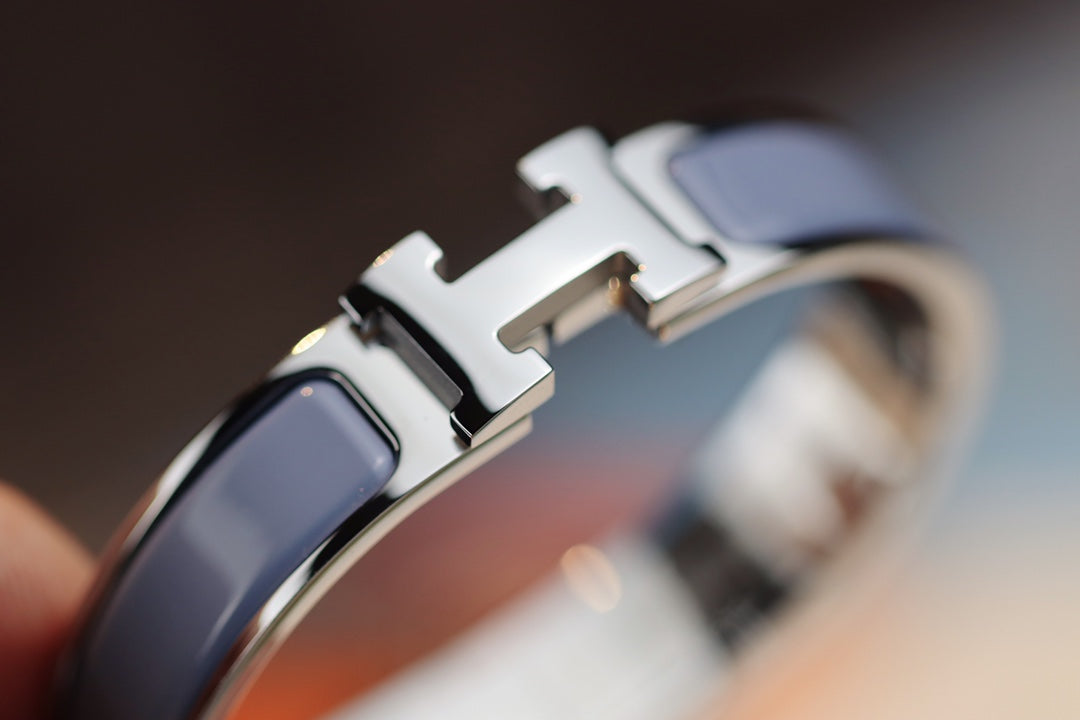 [⭐Corinne]H BRACELET 12MM BLUE GRAY