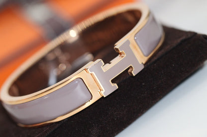 [⭐Corinne]H BRACELET 12MM BROWN