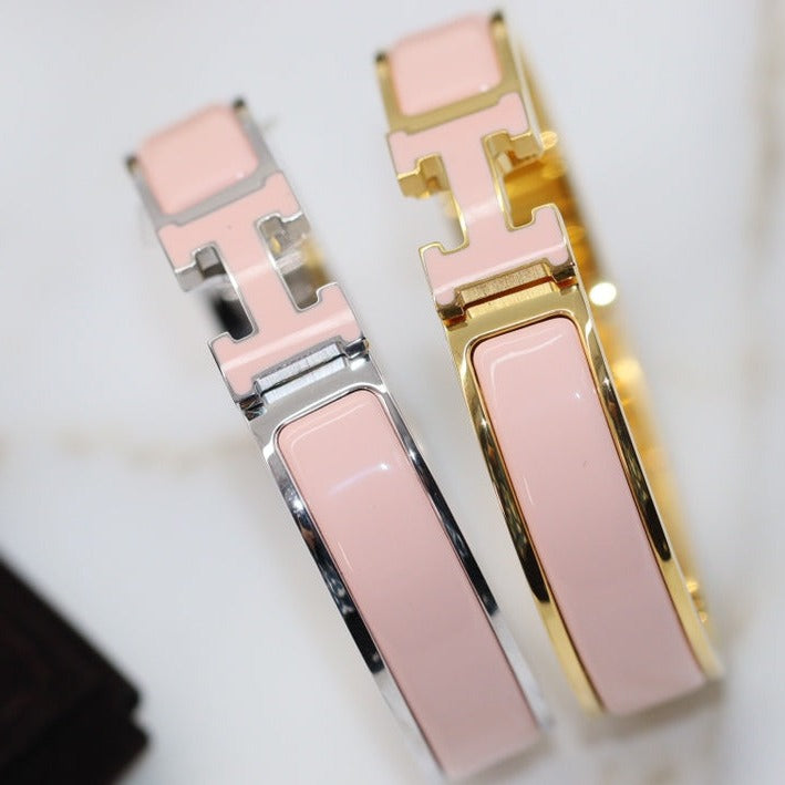[⭐Corinne]H BRACELET 12MM PINK
