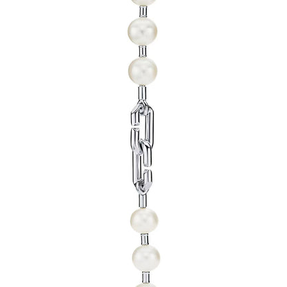 [Corinne]HARDWEAR PEARL WRAP NECKLACE