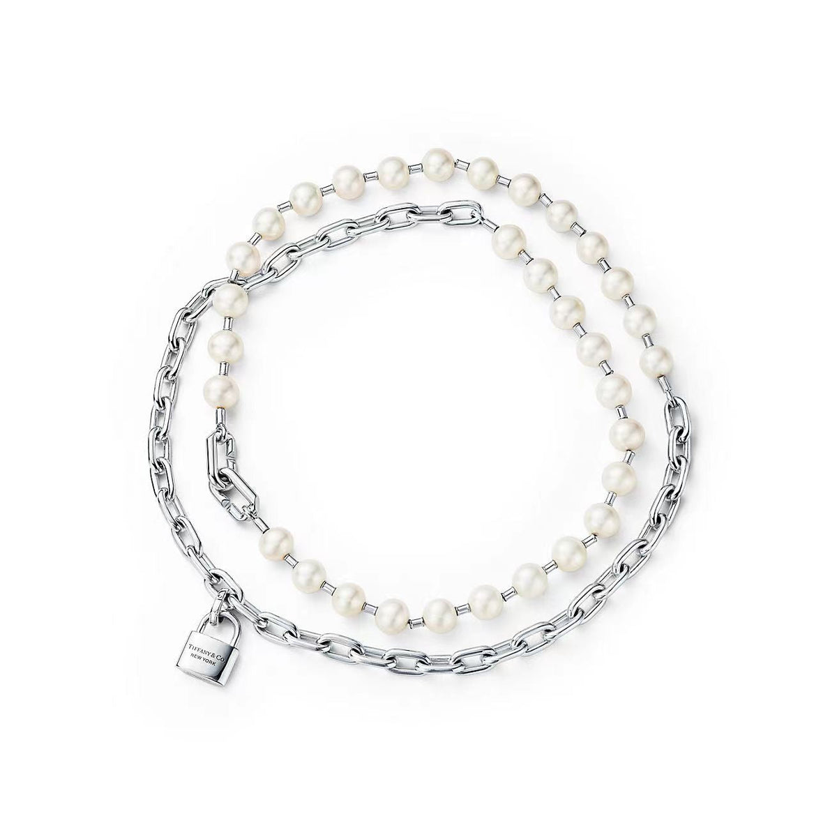 [Corinne]HARDWEAR PEARL WRAP NECKLACE