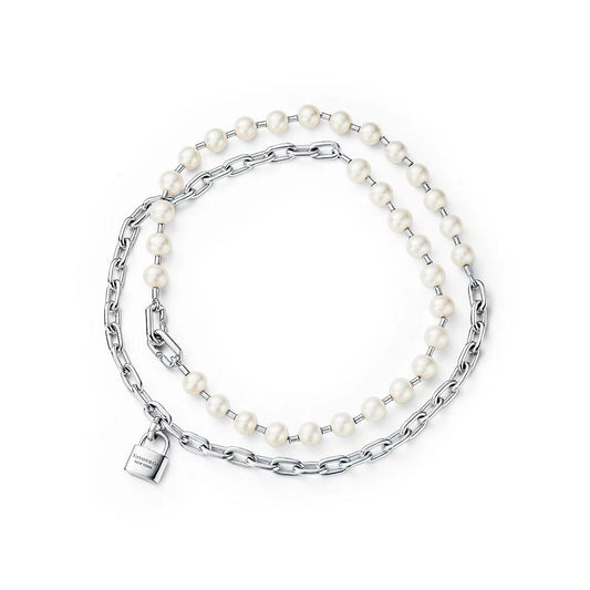 [Corinne]HARDWEAR PEARL WRAP NECKLACE