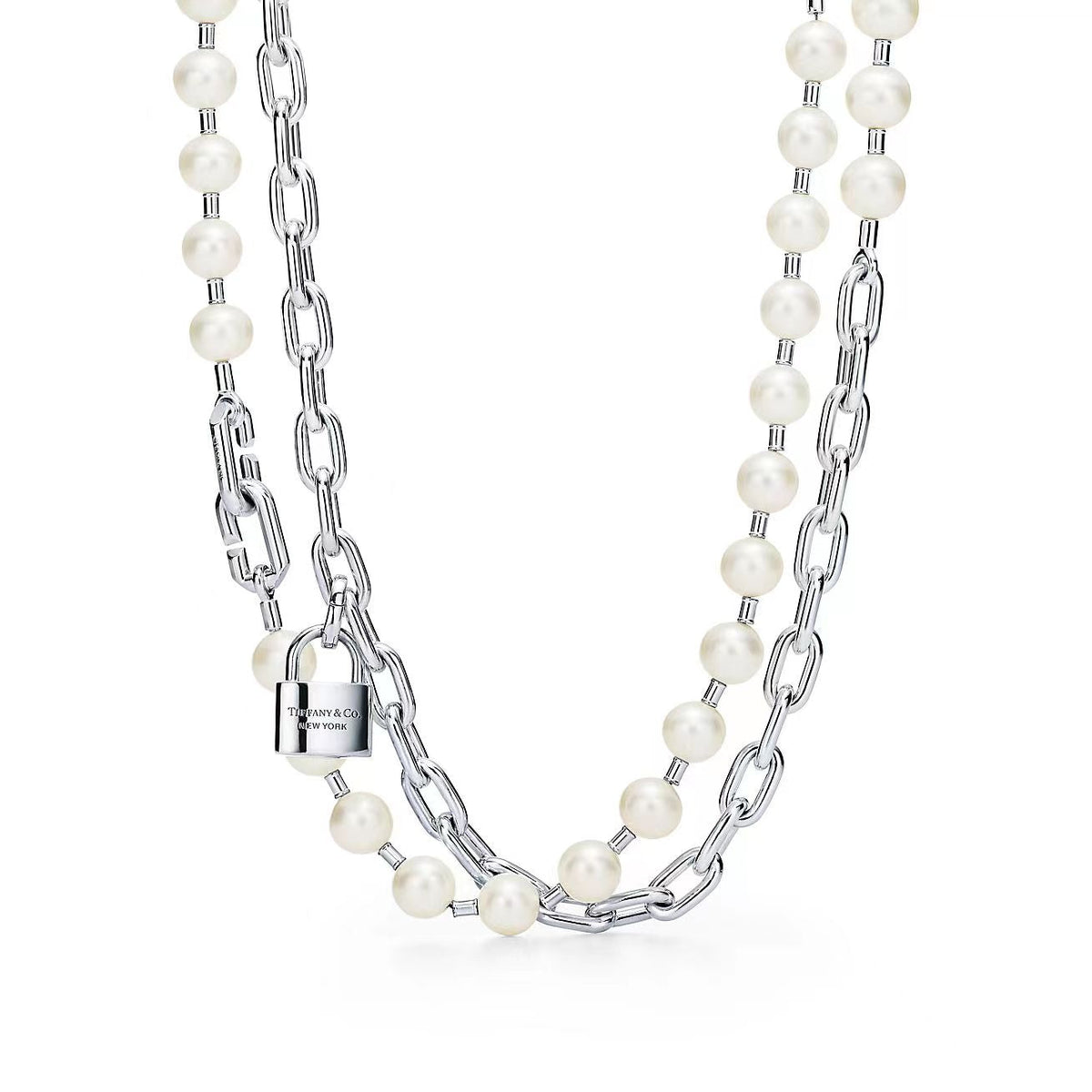 [Corinne]HARDWEAR PEARL WRAP NECKLACE