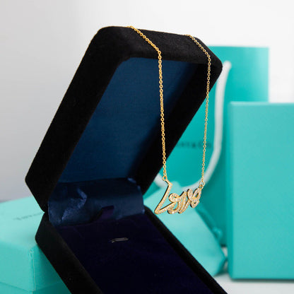 [Corinne]PALOMA S GRAFFITI LOVE NECKLACE DIAMOND