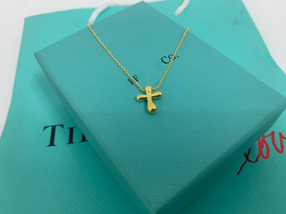 [Corinne]CROSS PENDANT MINI BARE CROSS NECKLACE