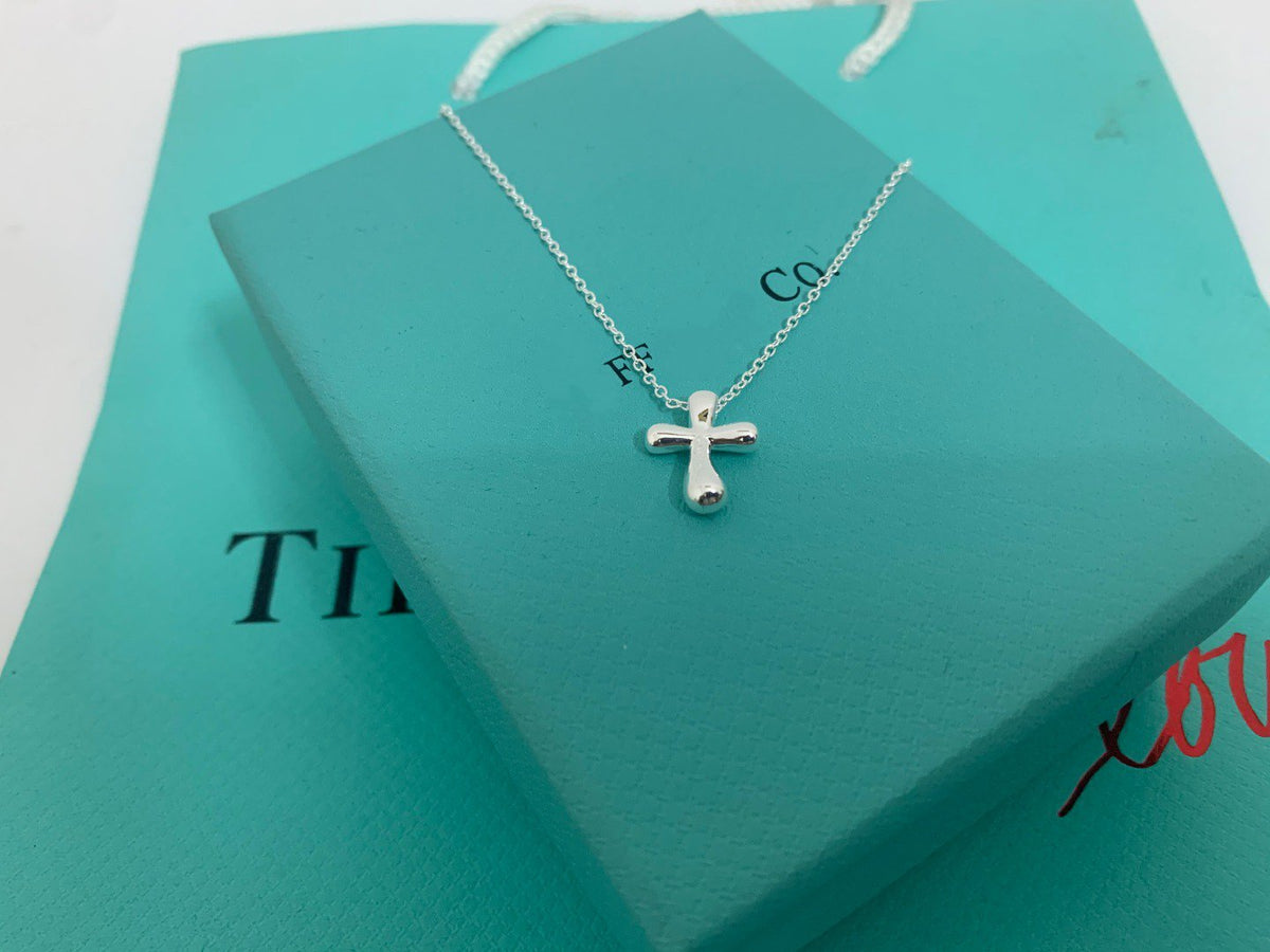 [Corinne]CROSS PENDANT MINI BARE CROSS NECKLACE