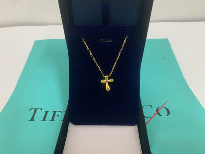 [Corinne]CROSS PENDANT MINI BARE CROSS NECKLACE