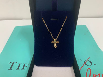 [Corinne]CROSS PENDANT MINI BARE CROSS NECKLACE
