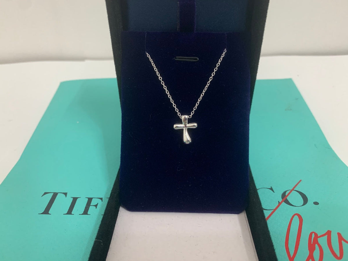 [Corinne]CROSS PENDANT MINI BARE CROSS NECKLACE