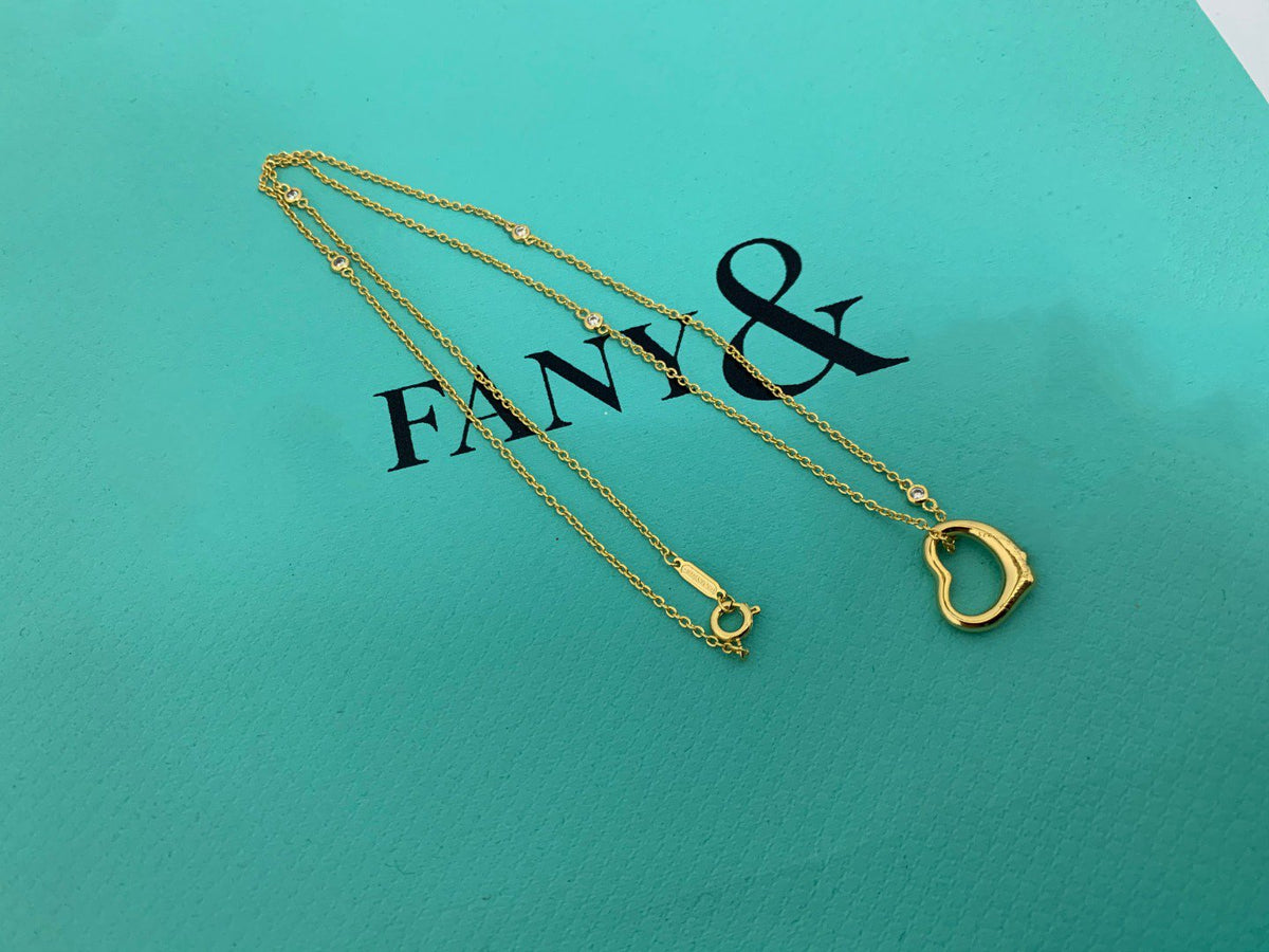 [Corinne]HEART NECKLACE PENDANT STERLING