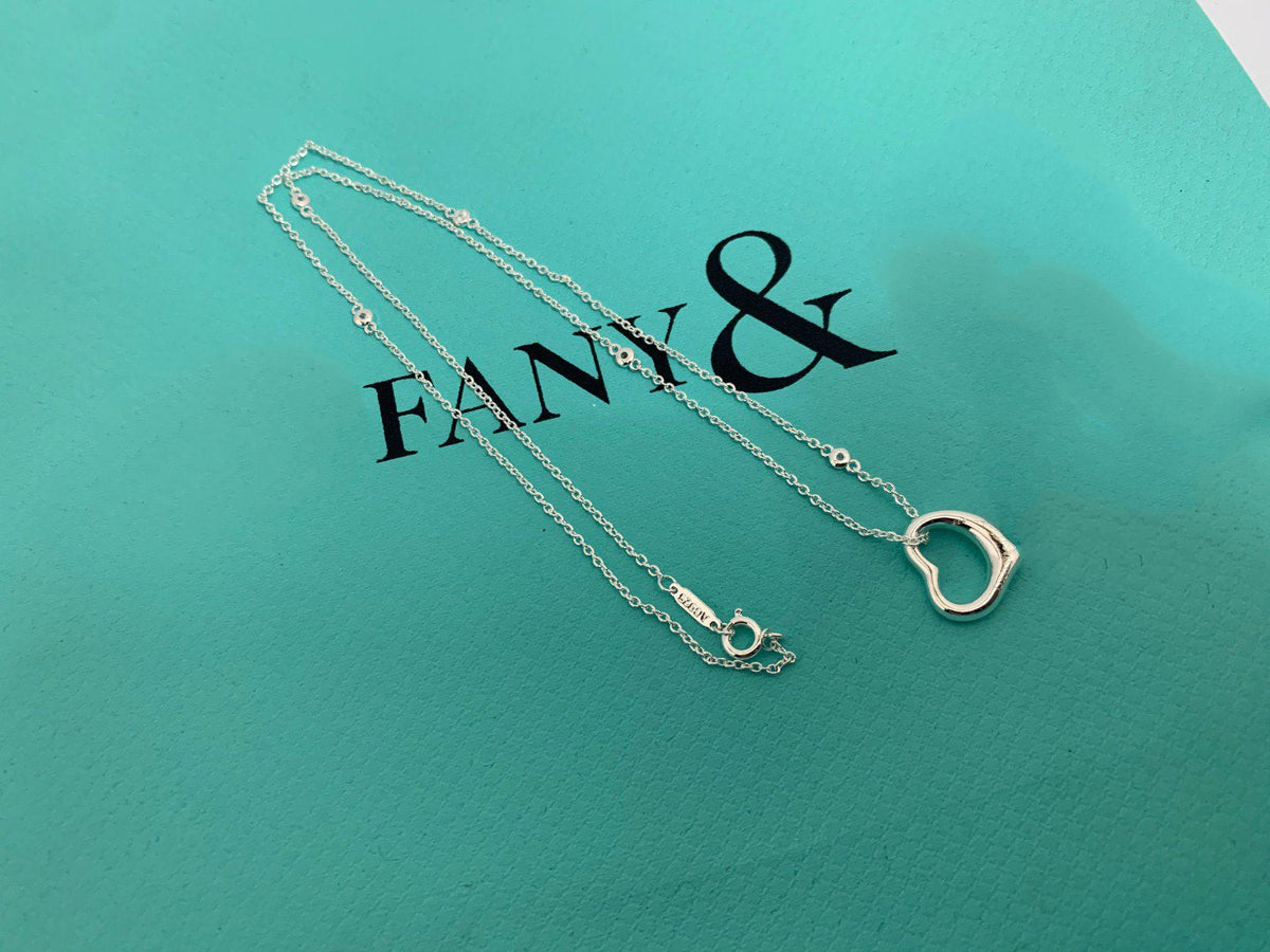 [Corinne]HEART NECKLACE PENDANT STERLING