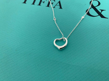 [Corinne]HEART NECKLACE PENDANT STERLING