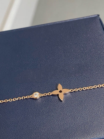 [⭐Corinne]STAR DIAMOND PINK GOLD BRACELET