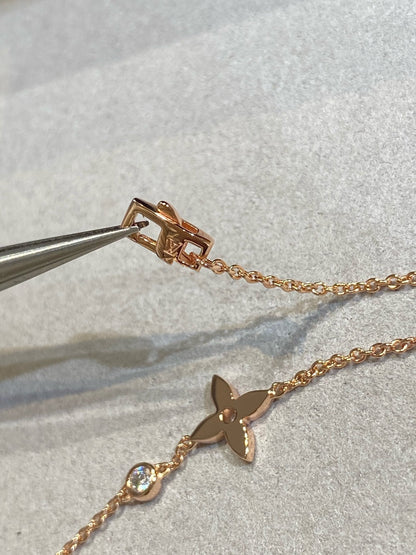 [⭐Corinne]STAR DIAMOND PINK GOLD BRACELET