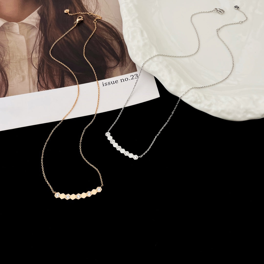[⭐Corinne]BEE MY LOVE DIAMOND NECKLACE