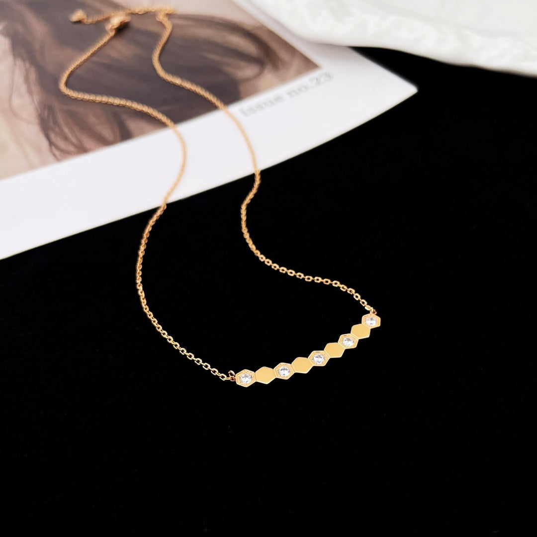 [⭐Corinne]BEE MY LOVE DIAMOND NECKLACE