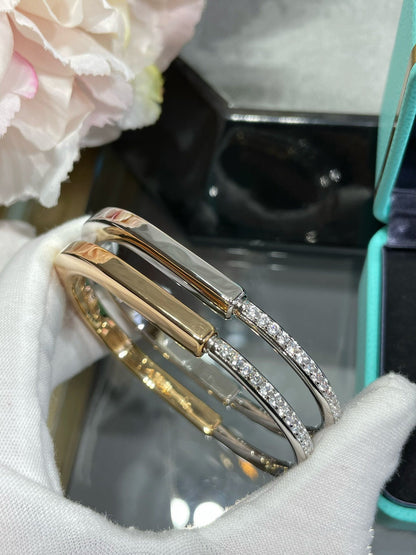 [Corinne]LOCK BRACELET DIAMOND