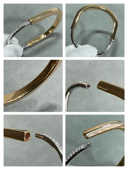 [Corinne]LOCK BRACELET DIAMOND