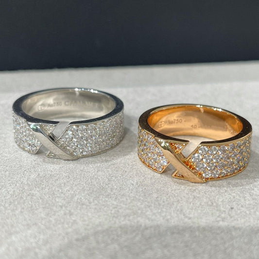 [⭐Corinne]LIENS EVIDENCE  DIAMOND PAVED RING