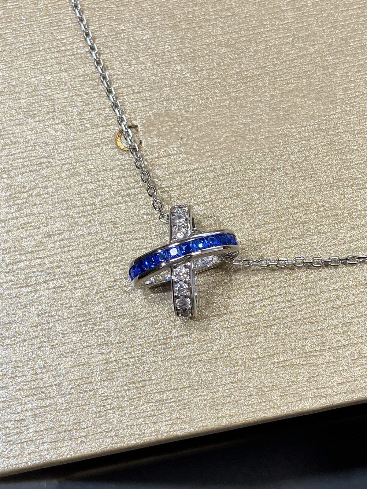 [⭐Corinne]LIENS DIAMOND SILVER NECKLACE