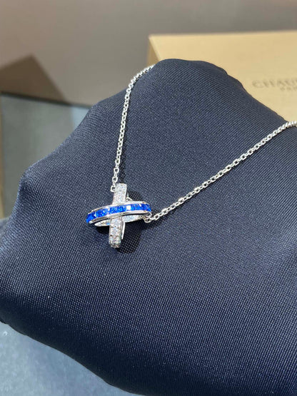 [⭐Corinne]LIENS DIAMOND SILVER NECKLACE