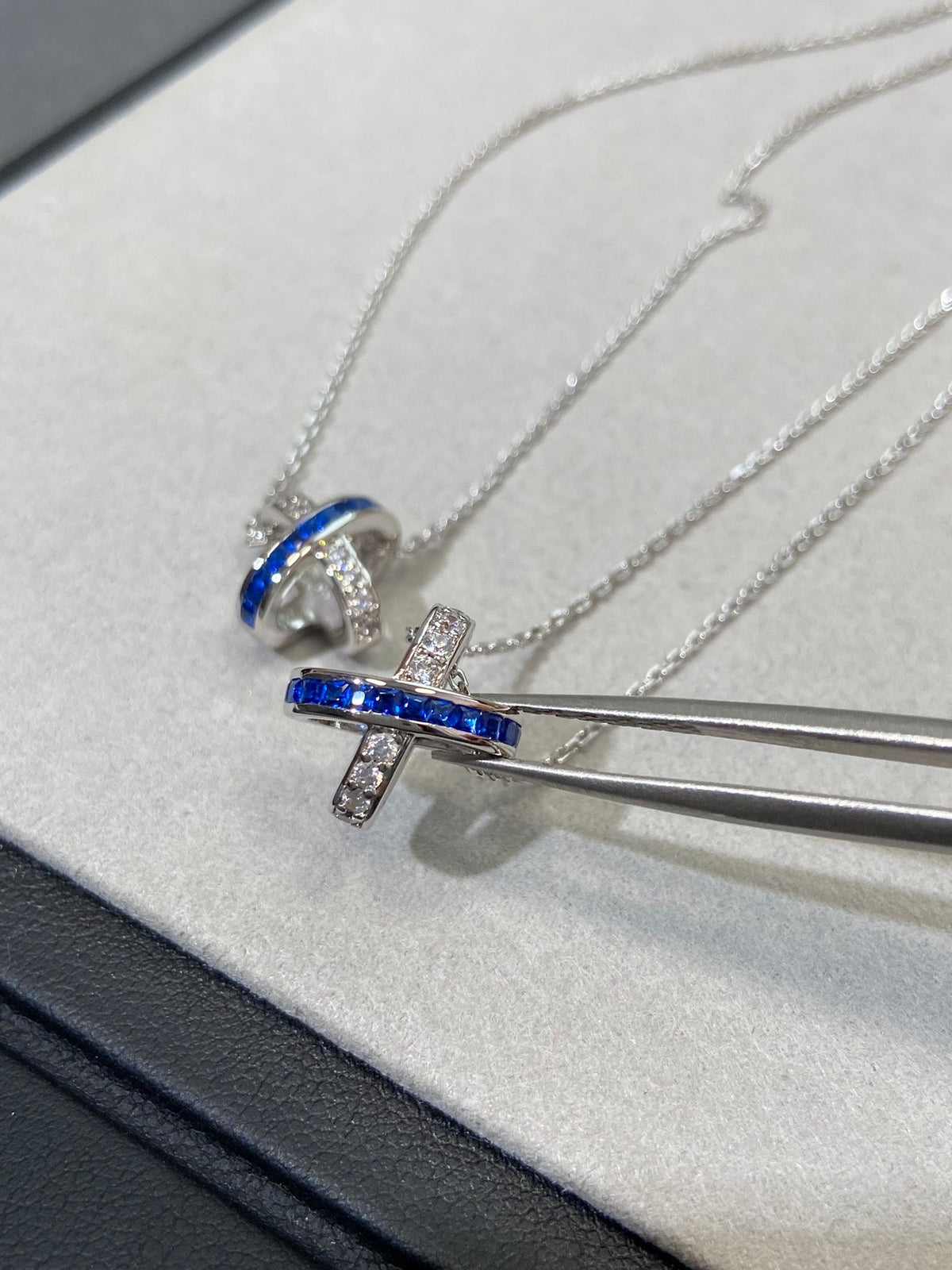 [⭐Corinne]LIENS DIAMOND SILVER NECKLACE